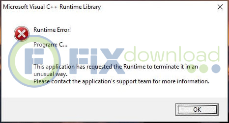 Error message window when launching YTD Video Downloader