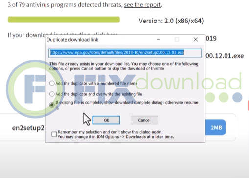 Page downloading process in Internet Download Manager (IDM)