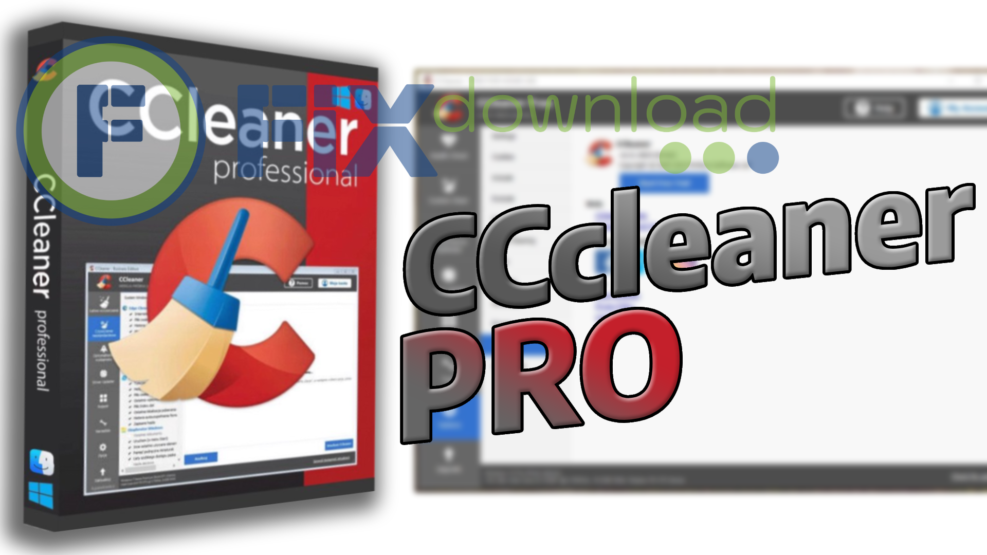 Cover image for the article about downloading and installing CCleaner Pro on Windows from FixDownload.com