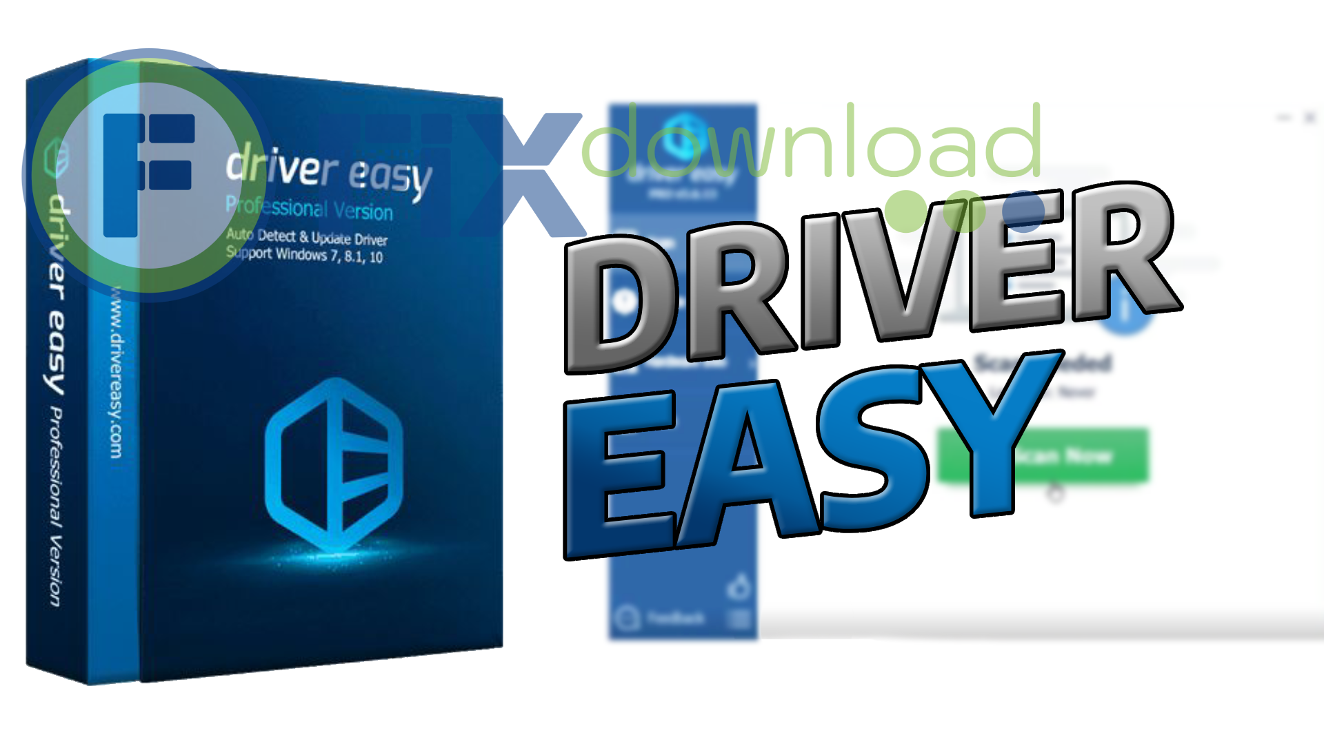 Cover image for the article about downloading and installing Driver Easy on Windows from FixDownload.com