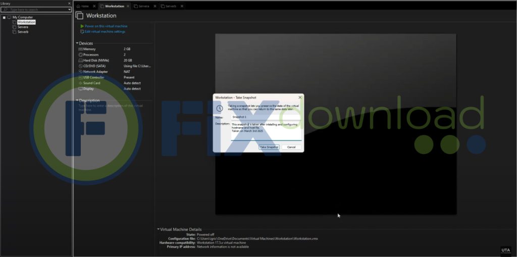 Main window of VMware Workstation Pro after launch