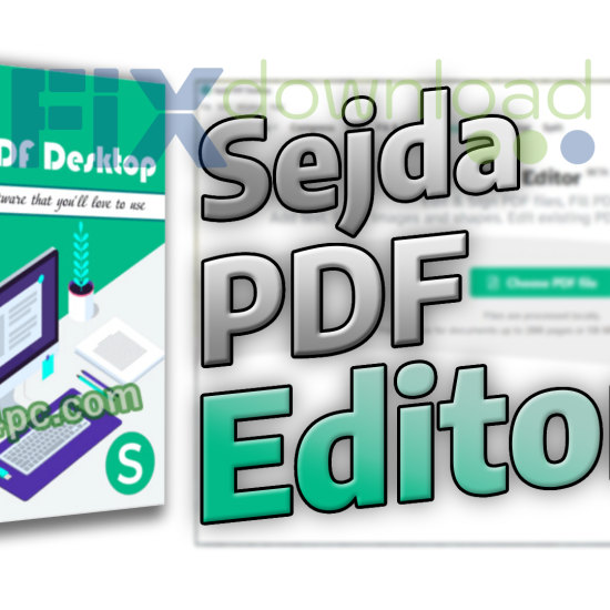 Cover image for the article about downloading and installing Sejda PDF Editor on Windows from FixDownload.com