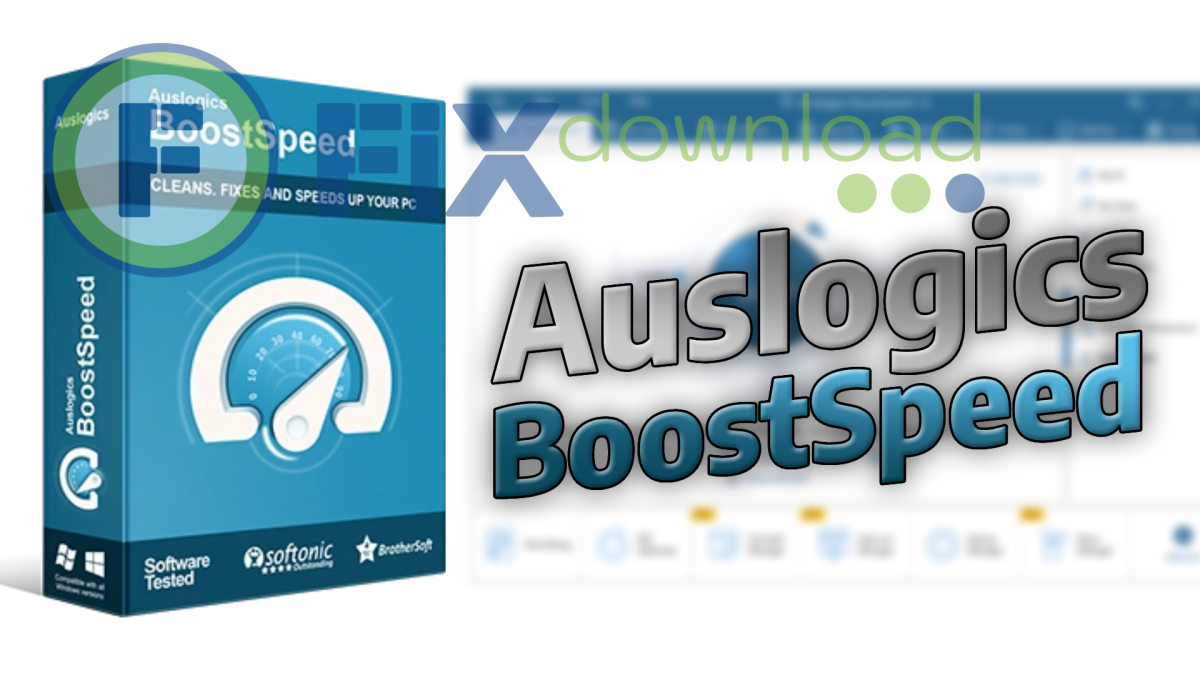Cover image for the article about downloading and installing Auslogics BoostSpeed on Windows from FixDownload.com
