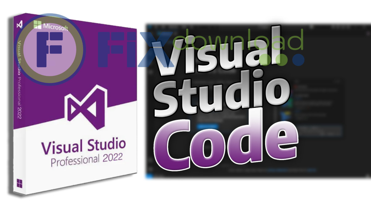 Cover image for the article about downloading and installing Visual Studio Code on Windows from FixDownload.com