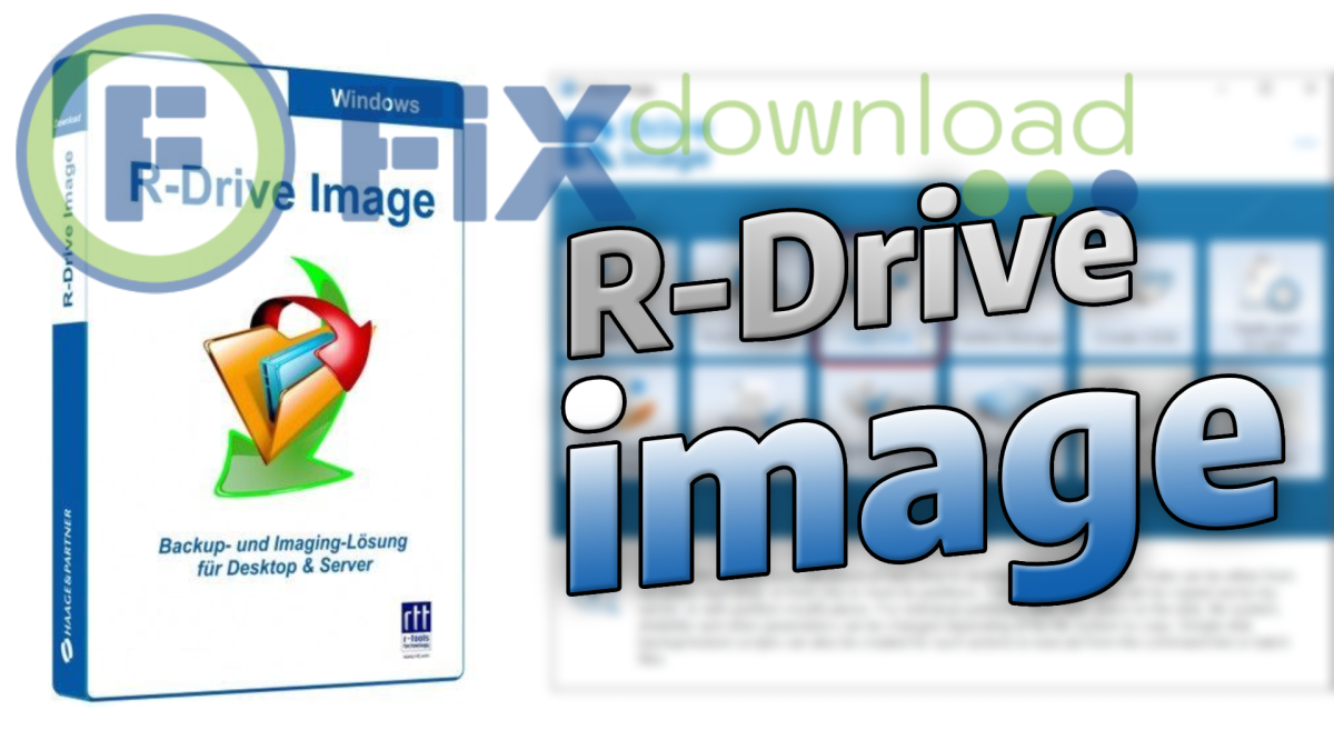 Cover image for the article about downloading and installing R-Drive Image on Windows from FixDownload.com