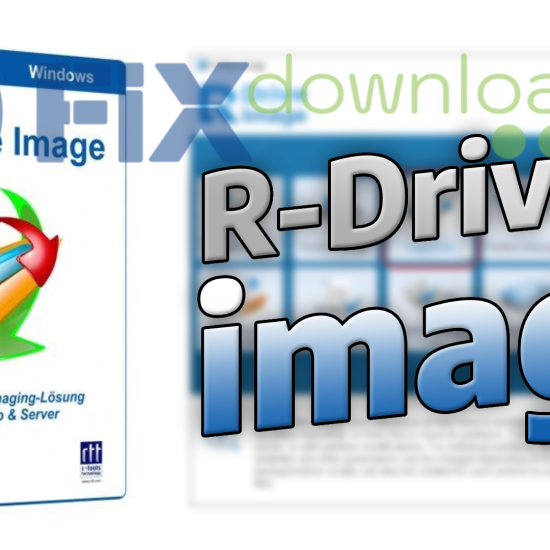 Cover image for the article about downloading and installing R-Drive Image on Windows from FixDownload.com