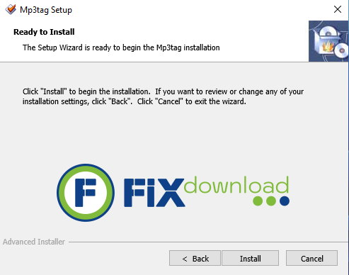 Welcome window of Mp3tag installer on Windows