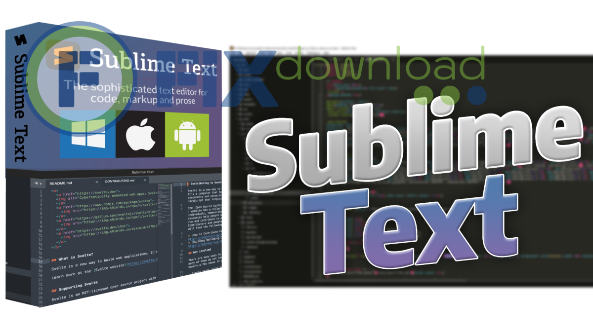 Cover image for the article about downloading and installing Sublime Text on Windows from FixDownload.com