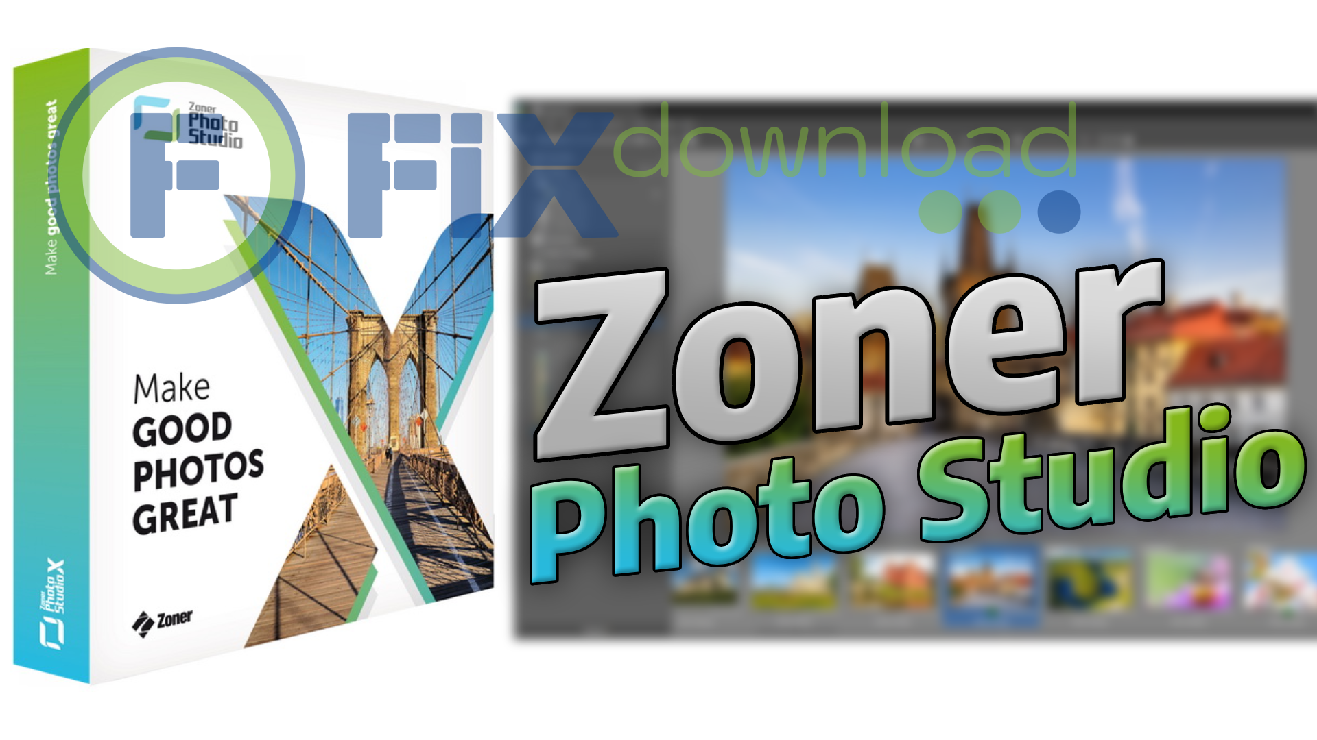 Cover image for the article about downloading and installing Zoner Photo Studio on Windows from FixDownload.com