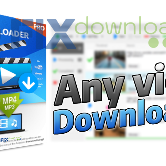 Cover image for the article about downloading and installing Any Video Downloader Pro on Windows from FixDownload.com