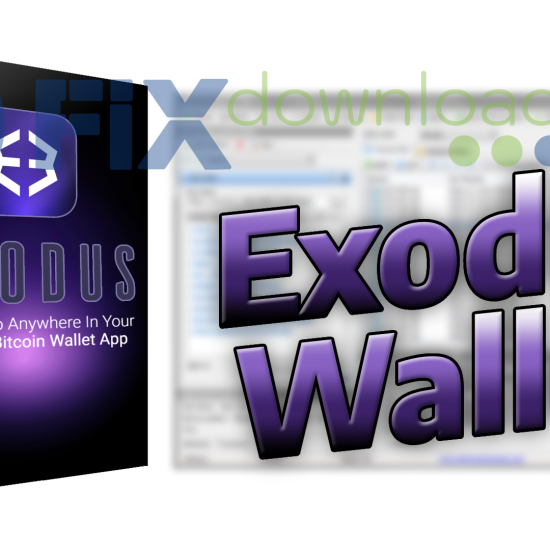 Cover image for the article about downloading and installing Exodus Wallet on Windows from FixDownload.com