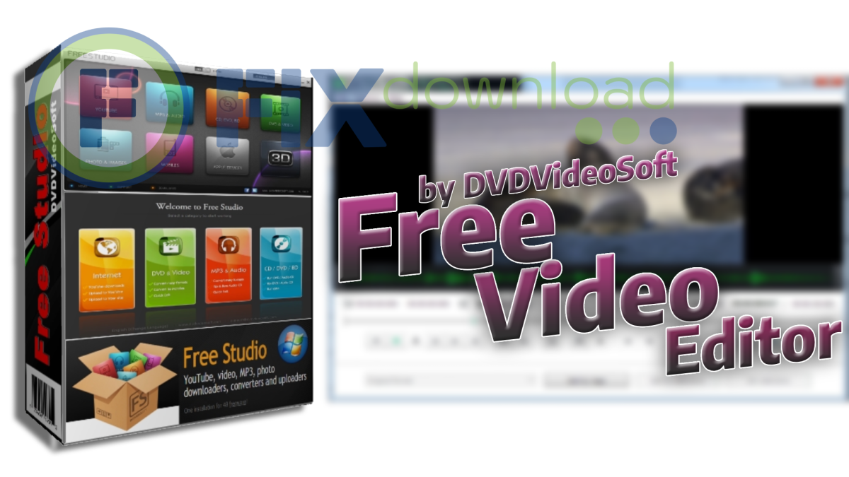Cover image for the article about downloading and installing DVDVideoSoft Free Studio on Windows from FixDownload.com