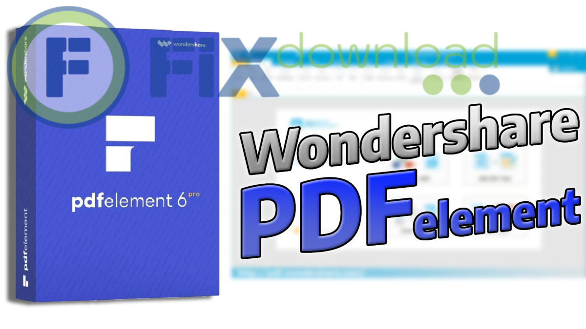 Cover image for the article about downloading and installing Wondershare PDFelement on Windows from FixDownload.com