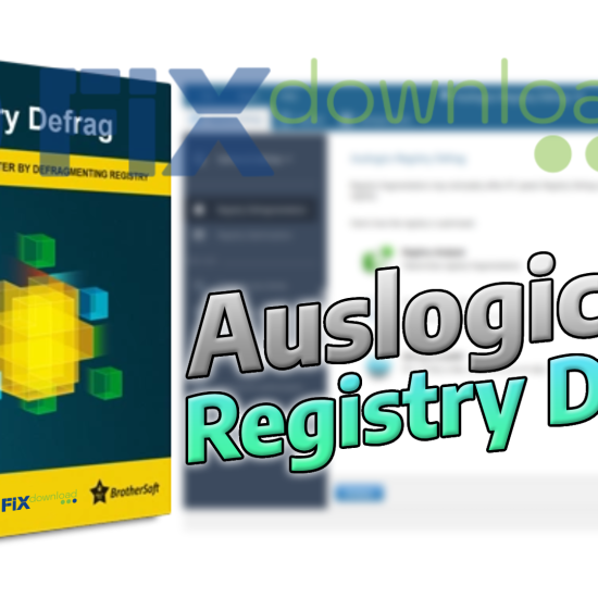 Cover image for the article about downloading and installing Auslogics Registry Defrag on Windows from FixDownload.com