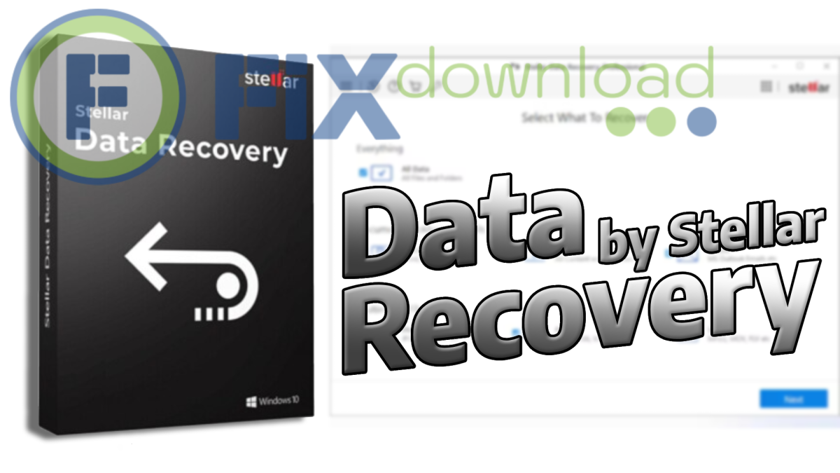Cover image for the article about downloading and installing Stellar Data Recovery on Windows from FixDownload.com