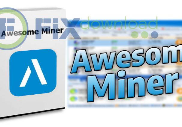 Cover image for the article about downloading and installing Awesome Miner on Windows from FixDownload.com