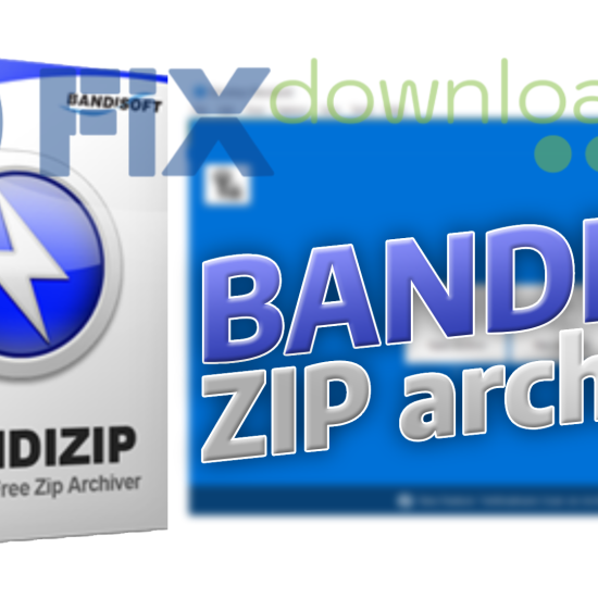 Cover image for the article about downloading and installing Bandizip on Windows from FixDownload.com