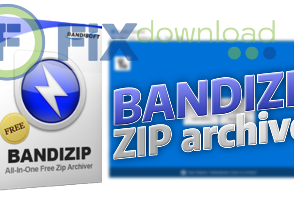 Cover image for the article about downloading and installing Bandizip on Windows from FixDownload.com