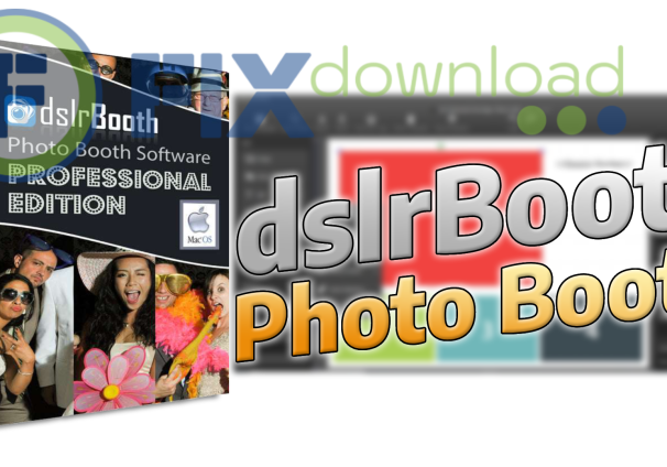Cover image for the article about downloading and installing dslrBooth on Windows from FixDownload.com