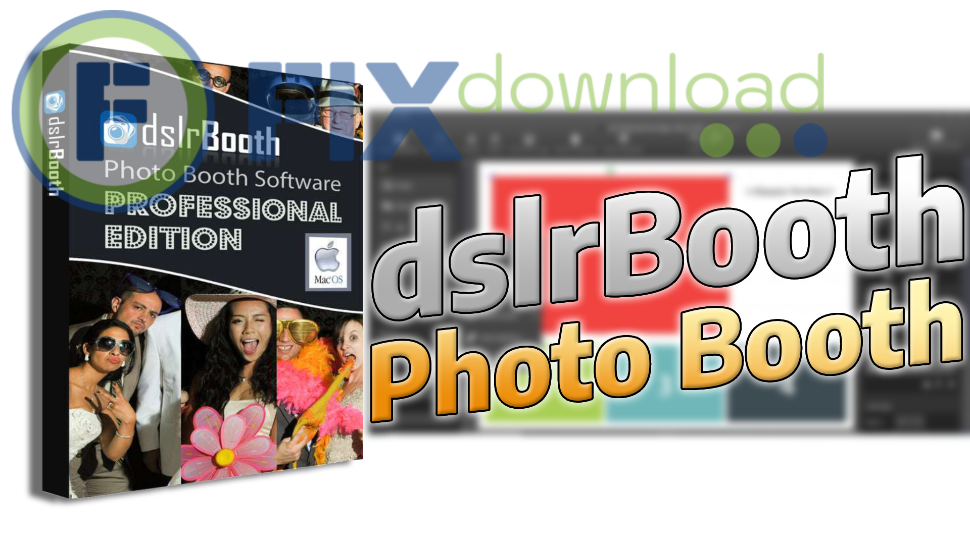 Cover image for the article about downloading and installing dslrBooth on Windows from FixDownload.com