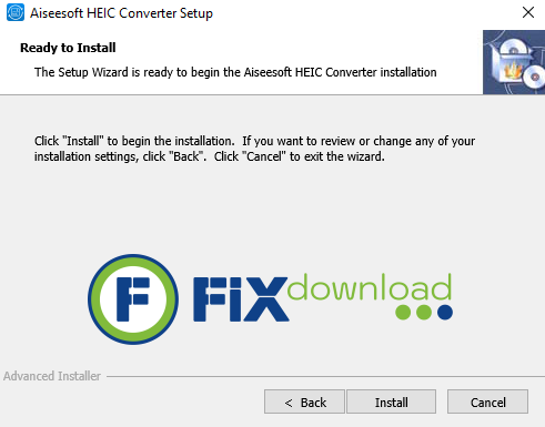 Welcome window of HEIC Converter installer on Windows
